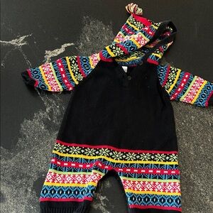 Hanna Andersson Patterned Knit One Piece